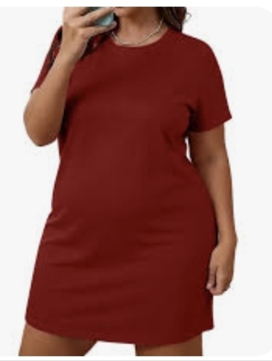Worthington Dresses & Skirts - Worthington faux vegan suede red dress sz 20W *M